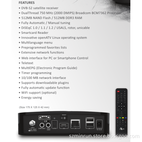 E4HD DVB S2 set top box good quality digital FAT set top box no year fee and with cheap price